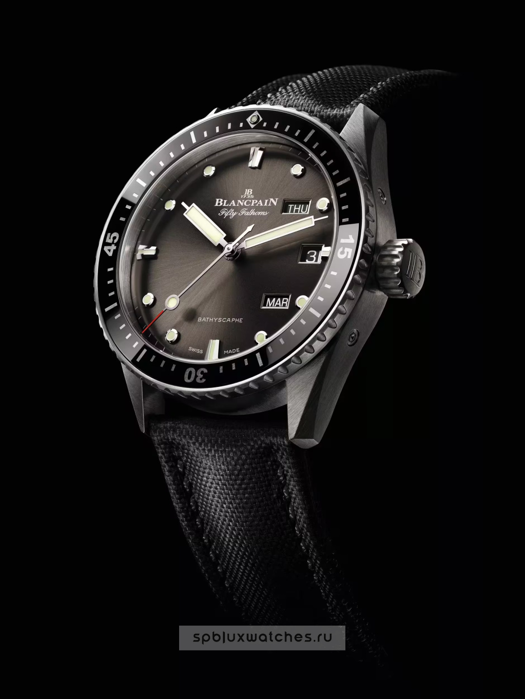 Blancpain Fifty Fathoms Bathyscaphe Quantieme Annuel 43 mm 5071 1110 B52A