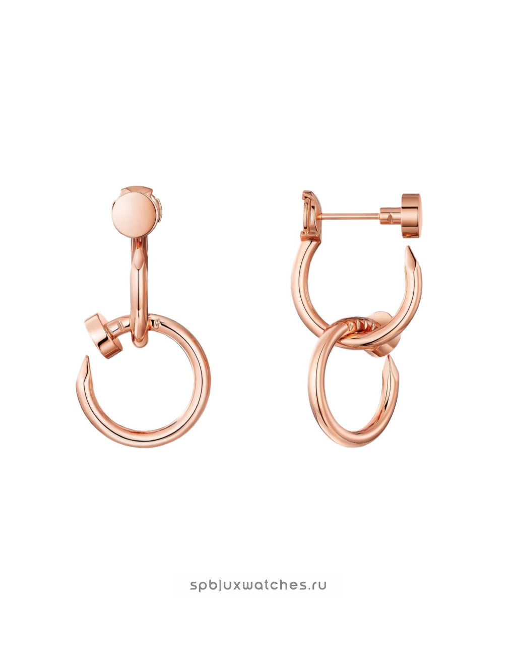 Серьги Cartier Juste un Clou Double Earrings B8301527