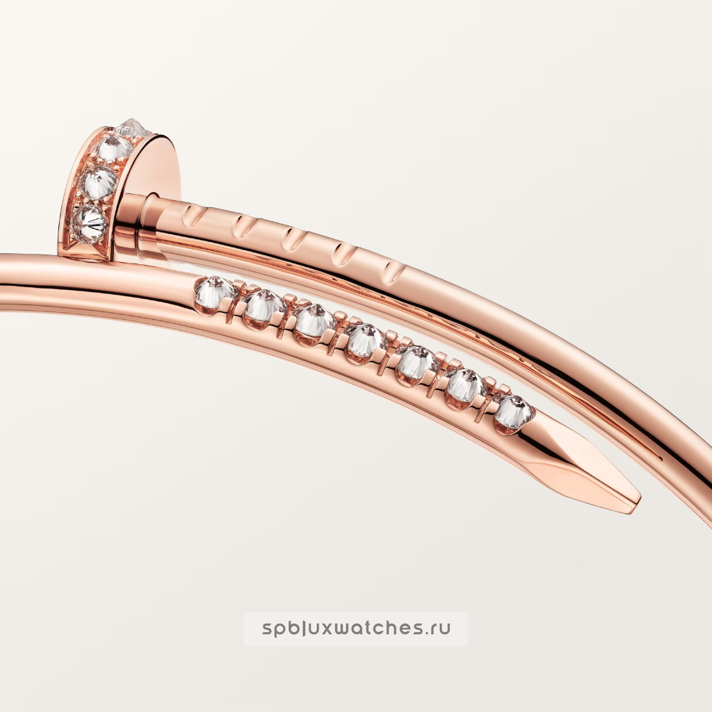 Браслет Cartier Juste Un Clou Bracelet Small Model Reverse-Set Diamonds B6091317