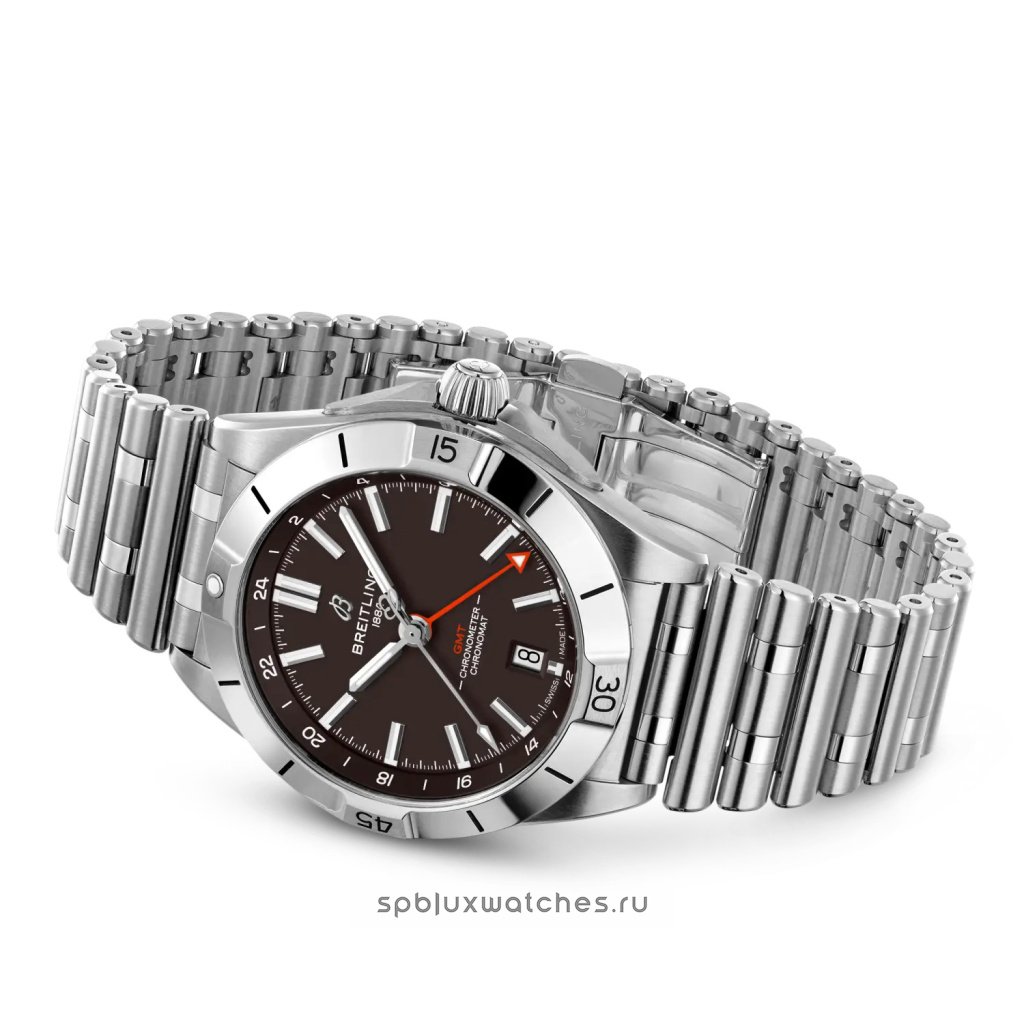 Breitling Chronomat Automatic GMT 40 mm NFL Cleveland Browns Edition A32398E21B1A1