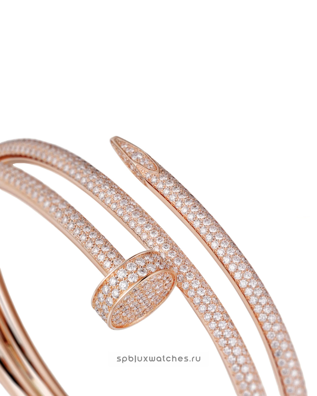 Браслет Cartier Juste un Clou Double Half-Paved Bracelet N6708617