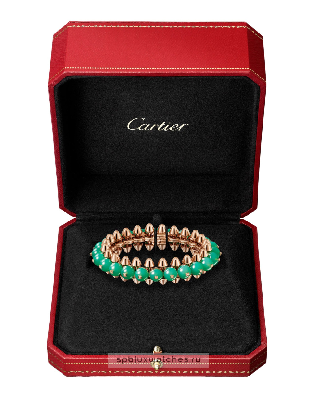 Браслет Cartier Clash de Cartier Chrysoprase Bracelet Extra-Large Model N6728417