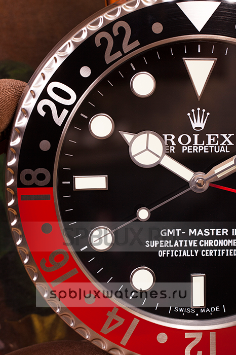 Настенные часы Rolex GMT-Master II Black Dial BR
