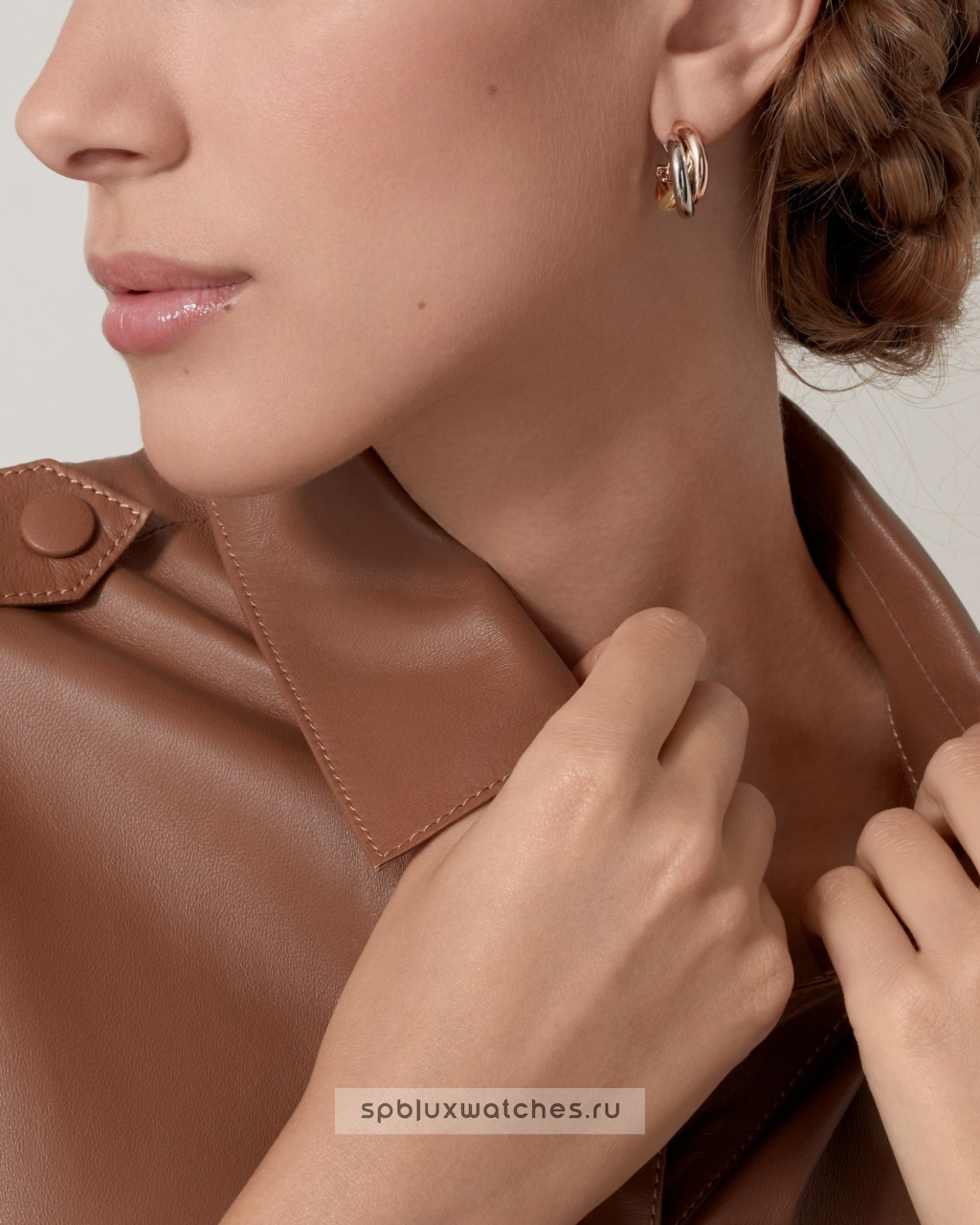Серьги Cartier Trinity Earrings Classic Model 80083231