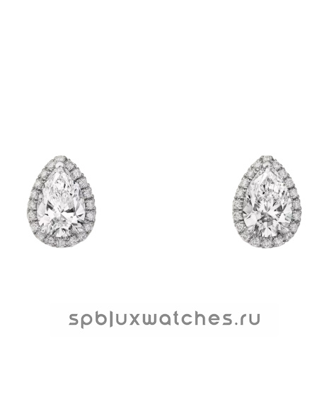 Серьги Cartier Destinee Stud Earrings, 2 Pear-Shaped Diamonds, Paved N8515280