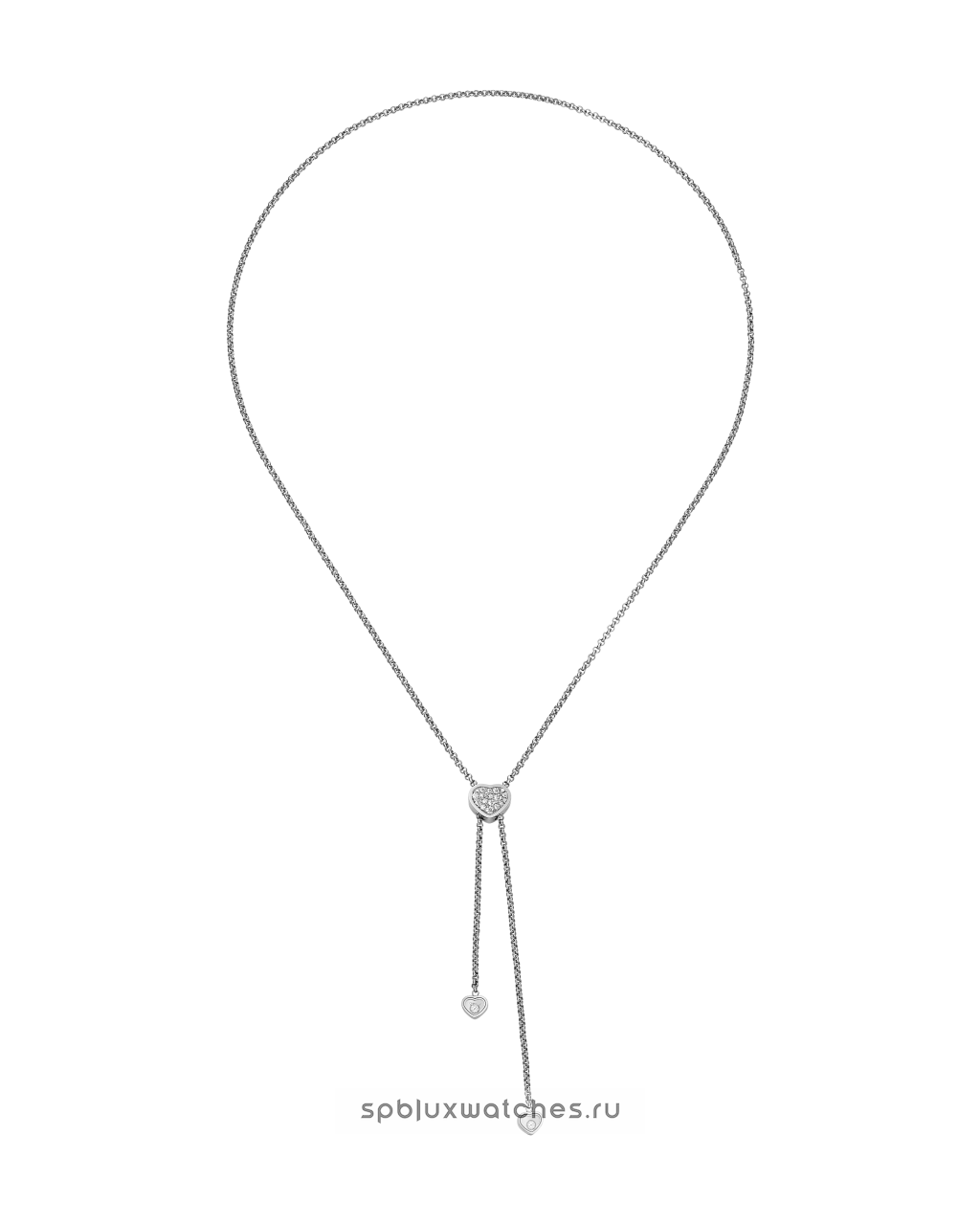Колье Chopard Happy Hearts Tie Necklace 81A148-1901