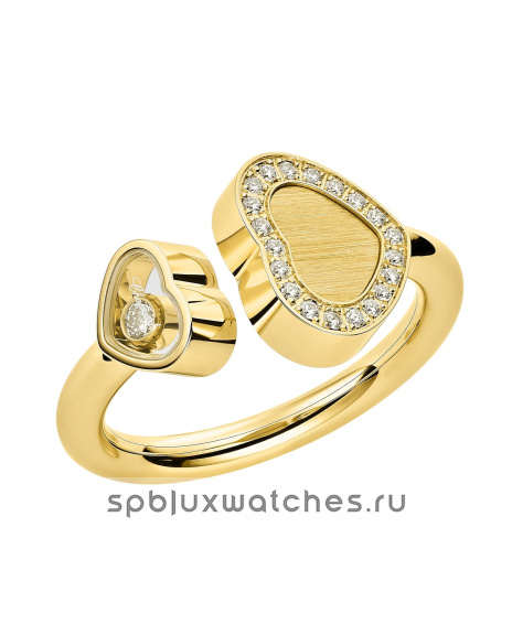 Кольцо Chopard Happy Hearts Golden Hearts Ring 82A107-0900