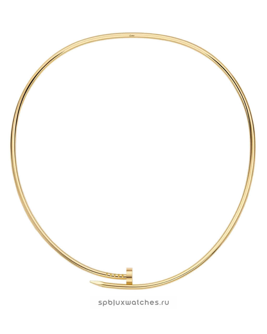 Колье Cartier Juste un Clou Reverse-Set Diamonds Torque Necklace Small Model N7424574
