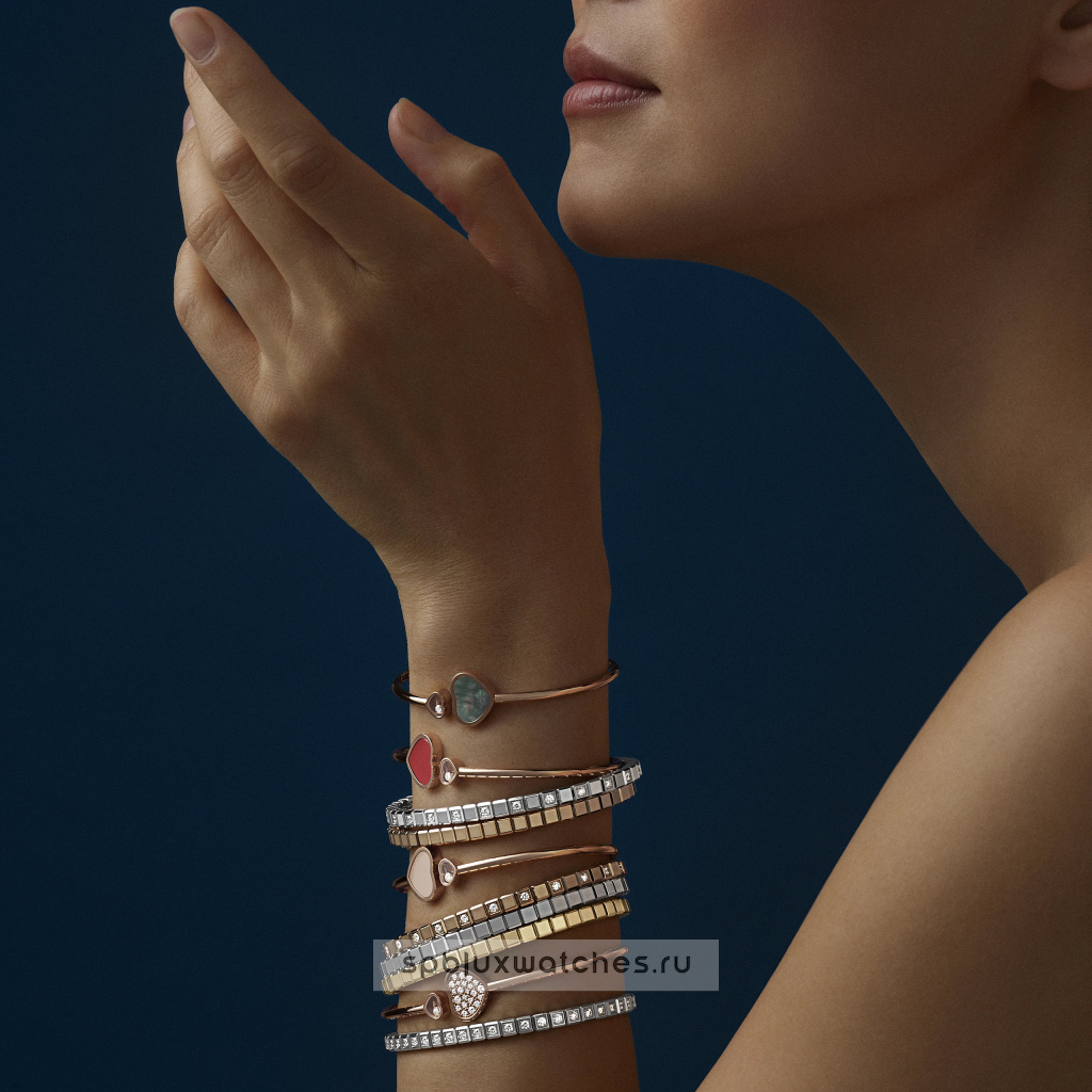 Браслет Chopard Happy Hearts Bangle 857482-5820