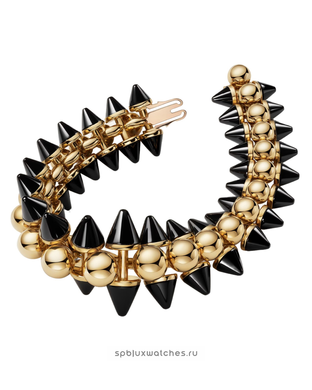 Браслет Cartier Clash de Cartier Flexible Bracelet Onyx Extra-Large Model N6732617