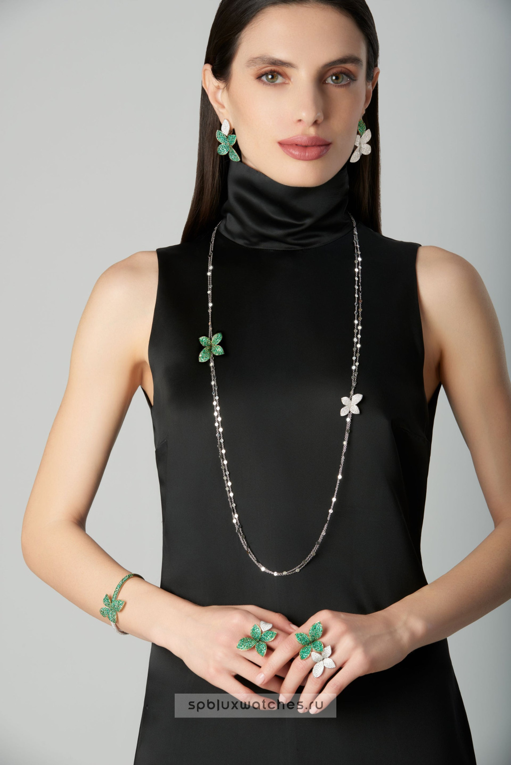 Серьги Pasquale Bruni Giardini Segreti Green Soul Earrings 16558BG