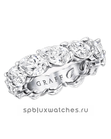 Обручальное кольцо Graff Classic Graff Claw Set Pear Shape Diamond Eternity Ring RGET002