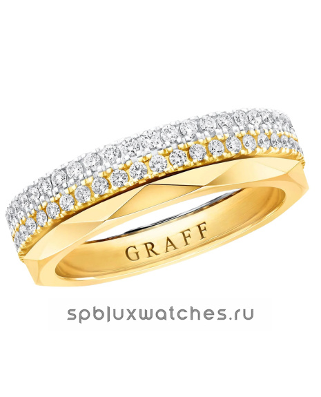 Кольцо Graff Laurence Graff Signature Three-Row Layered Diamond Ring RGR1084
