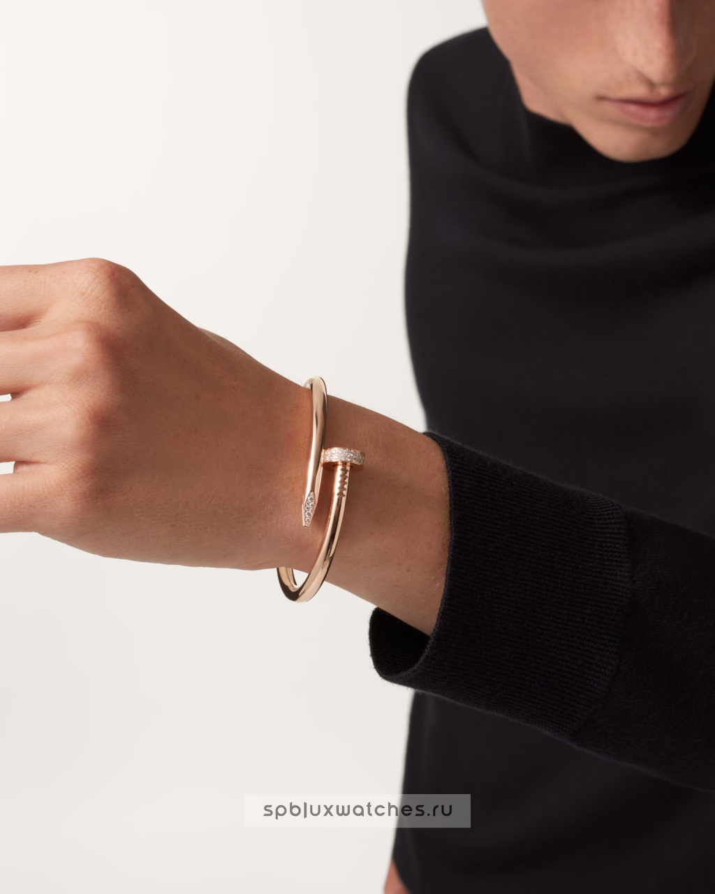 Браслет Cartier Juste un Clou Diamonds Bracelet Large Model N6721717
