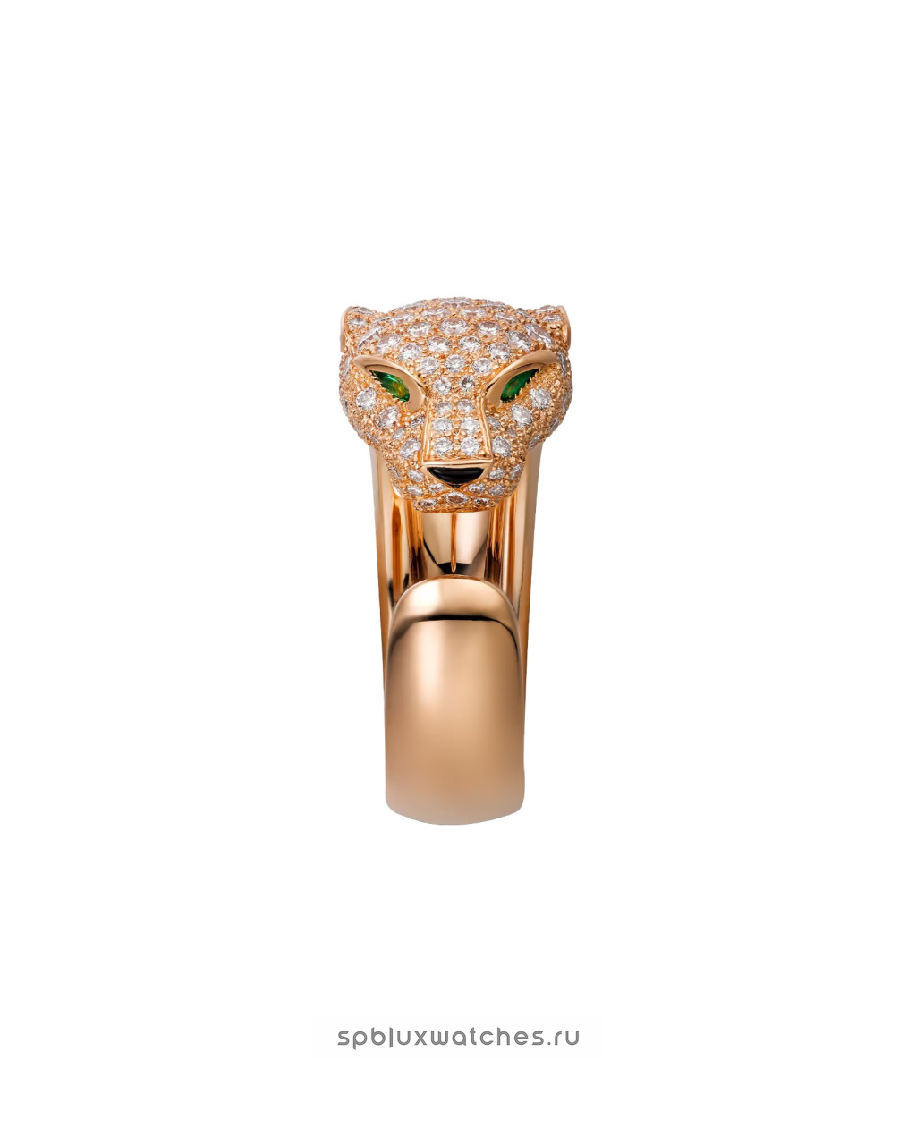 Кольцо Cartier Panthere de Cartier Half-Paved Ring Medium Model N4742200