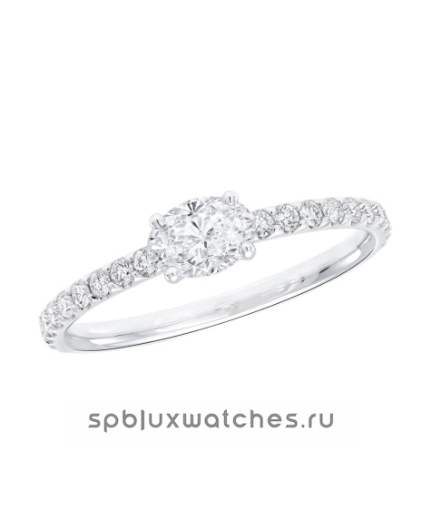 Кольцо Graff Foufou Horizontal Oval Diamond Ring RGR1126