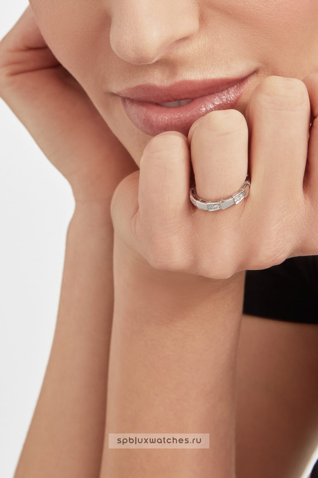 Обручальное кольцо Bvlgari Serpenti Viper Wedding Band Ring 353381