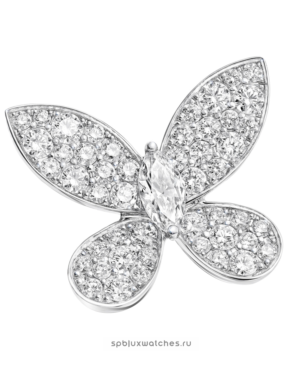 Серьги Graff Pave Butterfly Diamond Stud Earrings RGE574