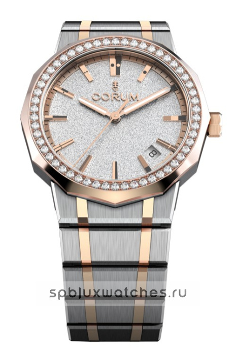 Corum Admiral Gray Grained Dial 36 mm A36.231.GG0.2F