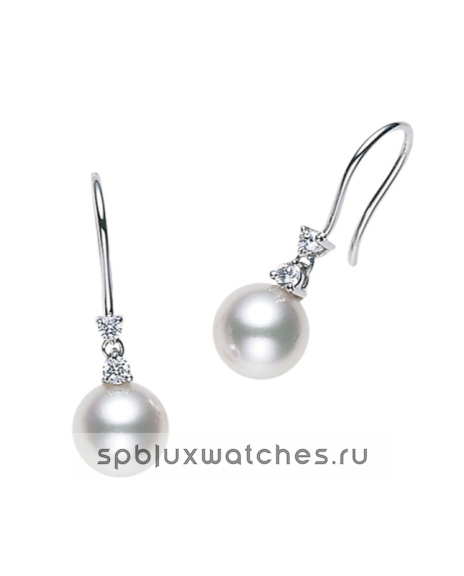 Серьги Mikimoto Pierced Earrings PE-1474PU