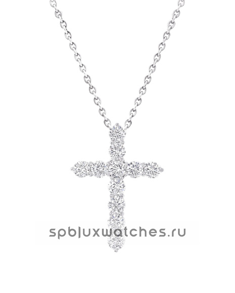 Крест Graff Classic Graff Round Diamond Cross Large Pendant RGP005