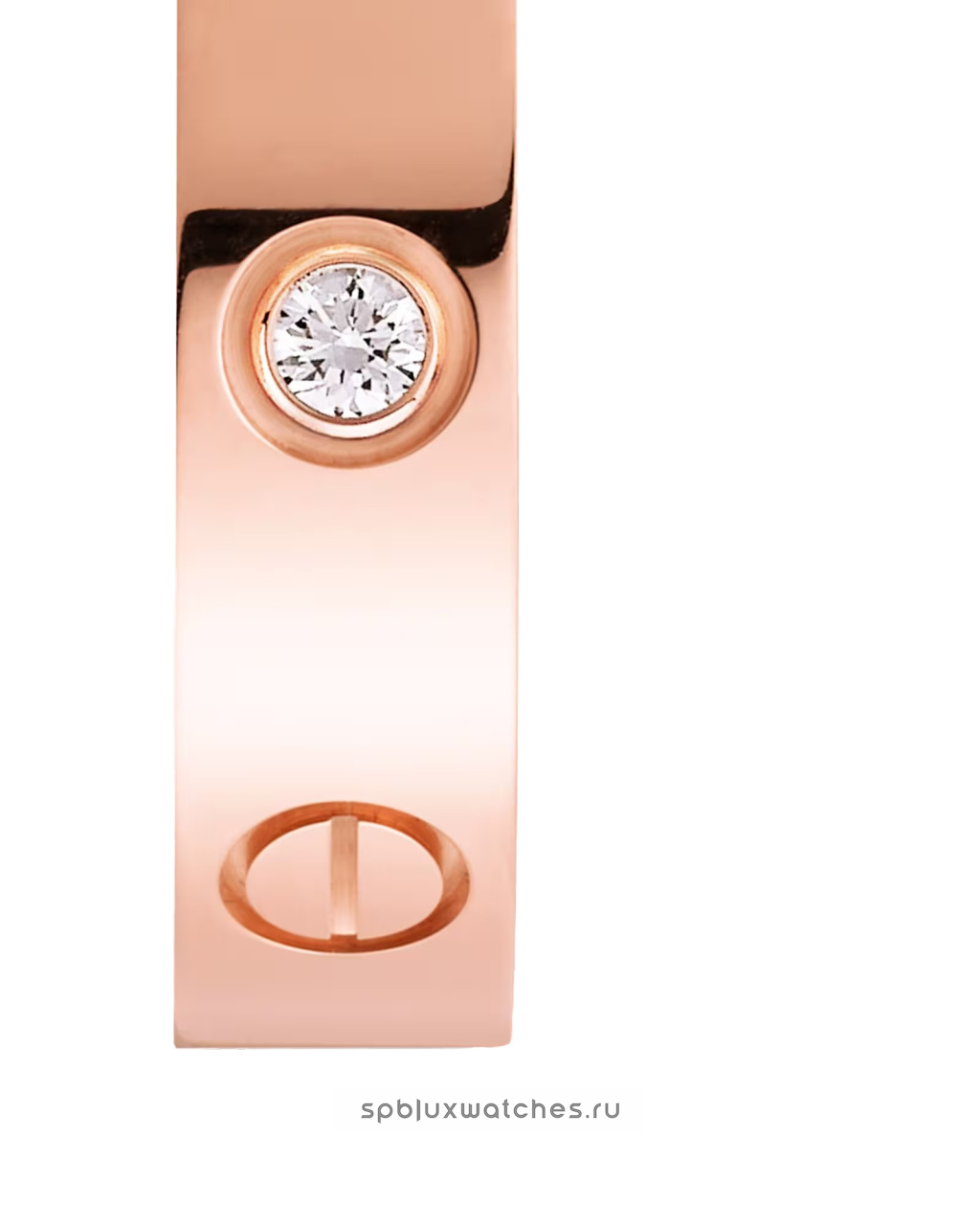 Обручальное кольцо Cartier Love Wedding Band 1 Diamond Small Model B4050700