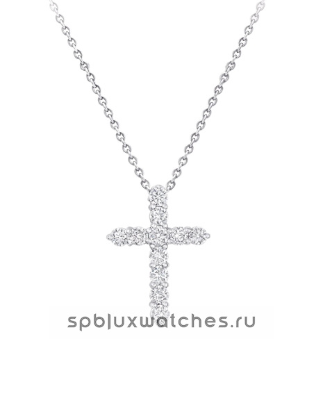 Крест Graff Classic Graff Round Diamond Cross Small Pendant RGP007