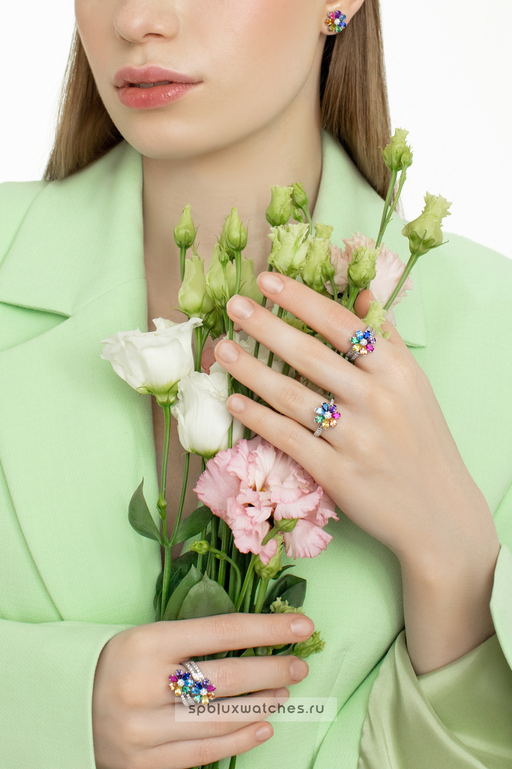 Пусеты Roman Nikonov “Цветик” RN060111