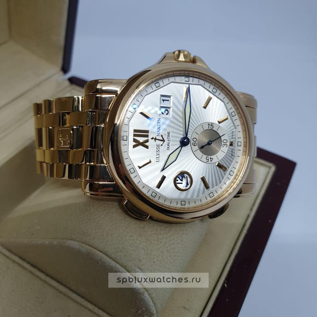 ulysse nardin dual time 42 mm 246 55 8 31