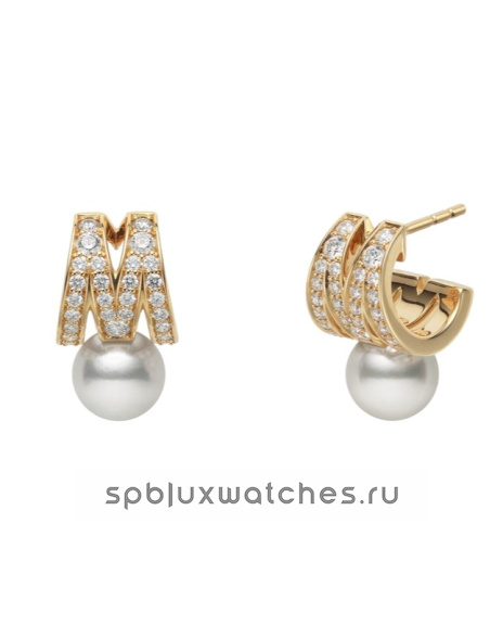 Серьги Mikimoto M Signature Pierced Earrings PYE-1814PK