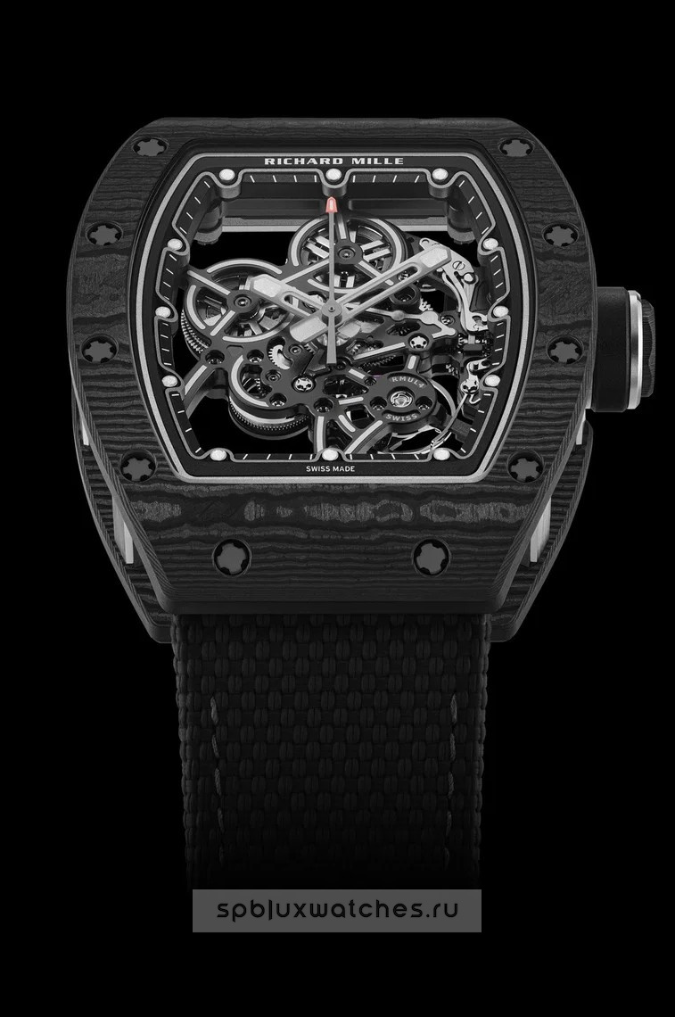 Richard Mille RM 55-01 Manual Winding Carbon TPT 37.9 x 47.3 mm