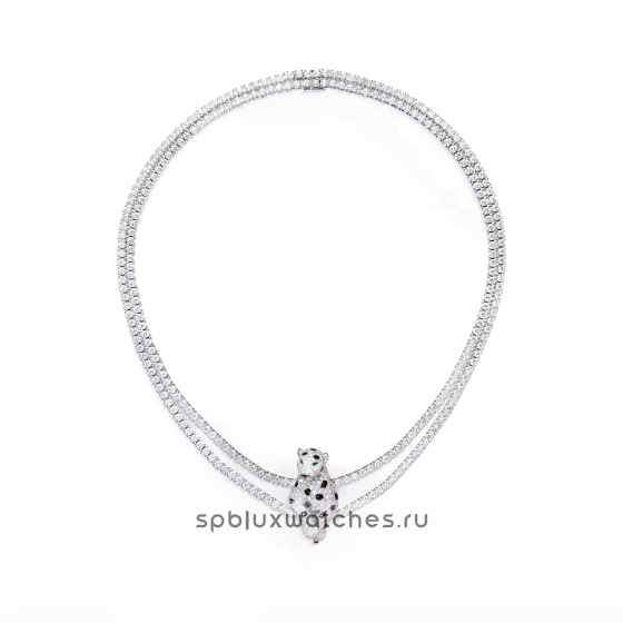 Колье Cartier Panthere de Cartier Necklace Multi-Wear Paved H7000539