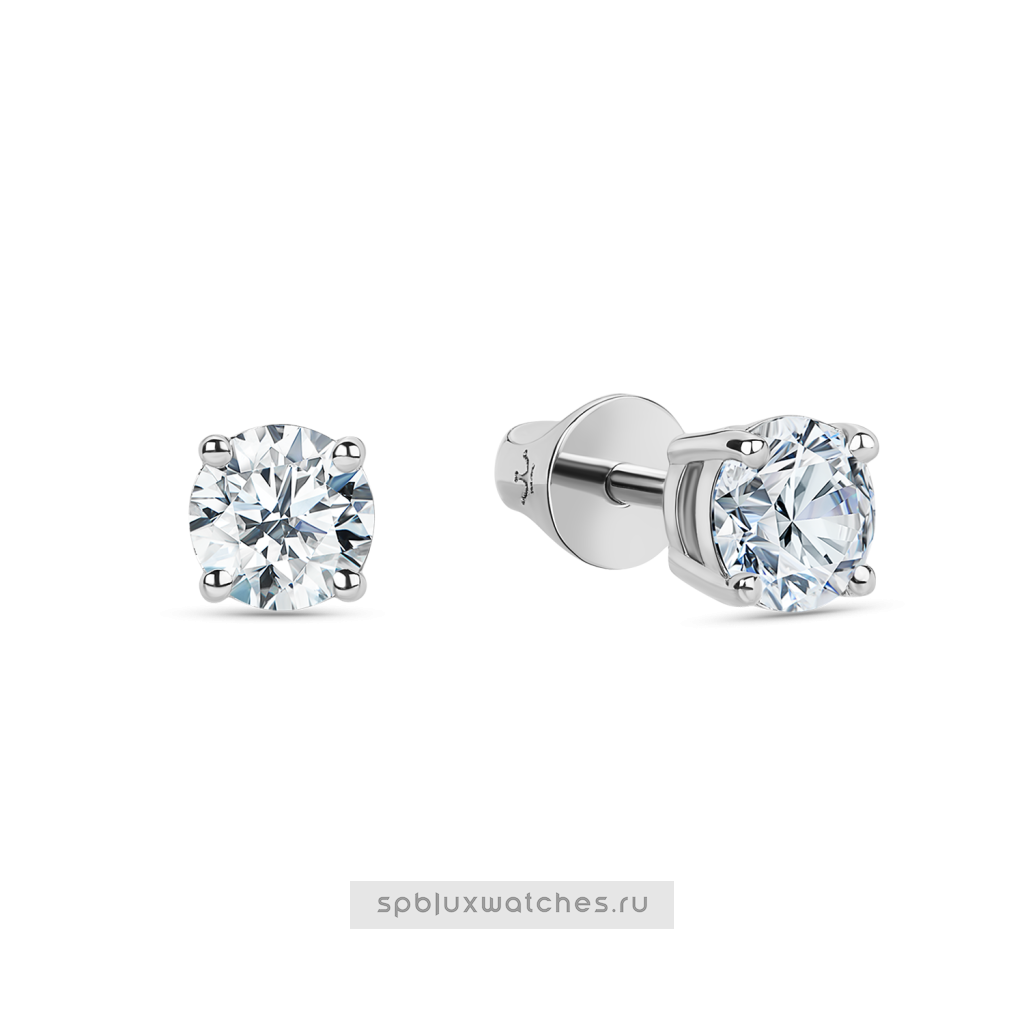 Пусеты с бриллиантами Roman Nikonov RN080581