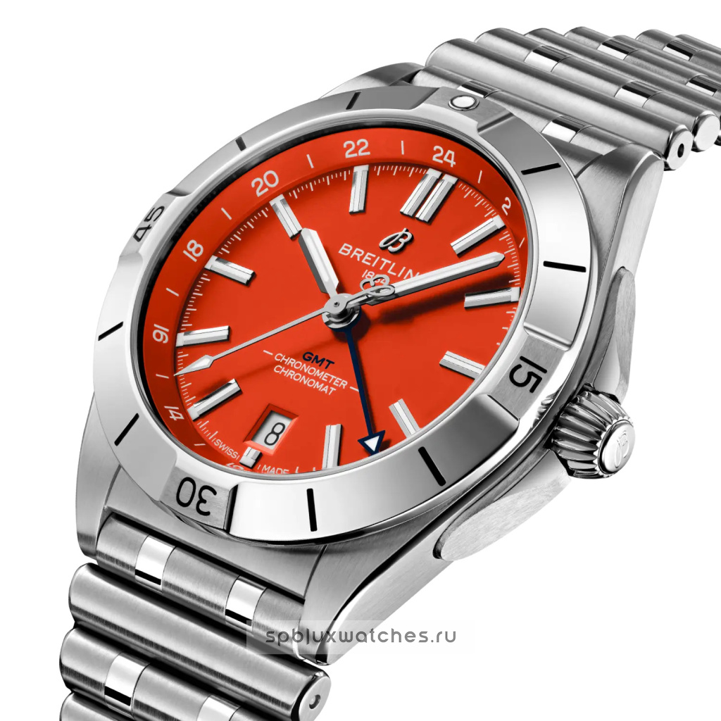 Breitling Chronomat Automatic GMT 40 mm NFL Denver Broncos Edition A32398C81O1A1