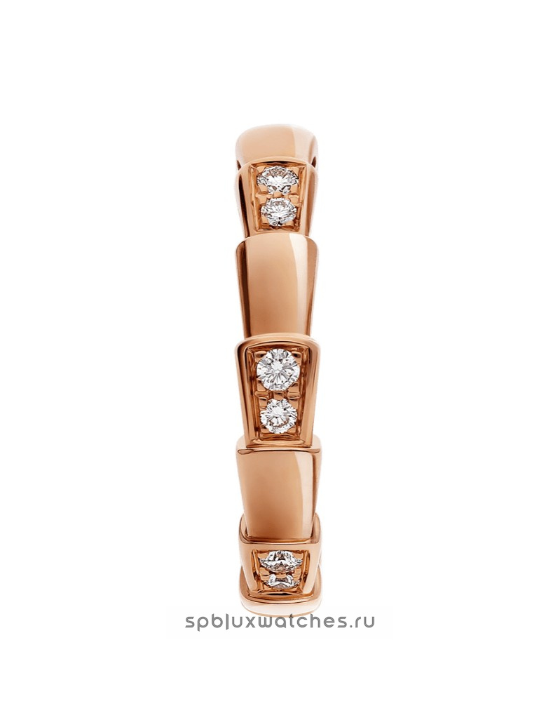Обручальное кольцо Bvlgari Serpenti Viper Wedding Band Ring 353258