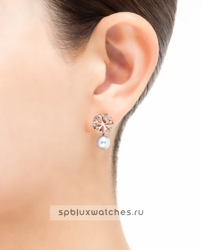 Серьги Mikimoto Coral Earrings PE01707PI