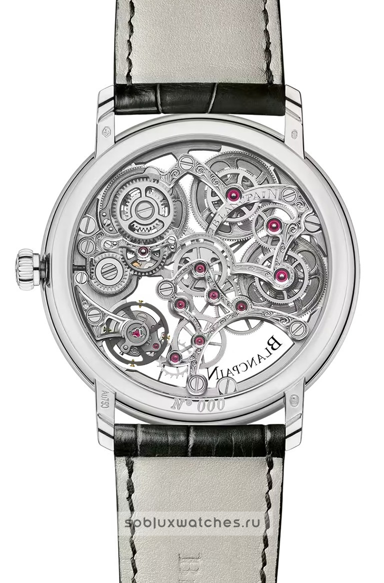 Blancpain Villeret Squelette 8 Jours 38 mm 6633 1500 55B