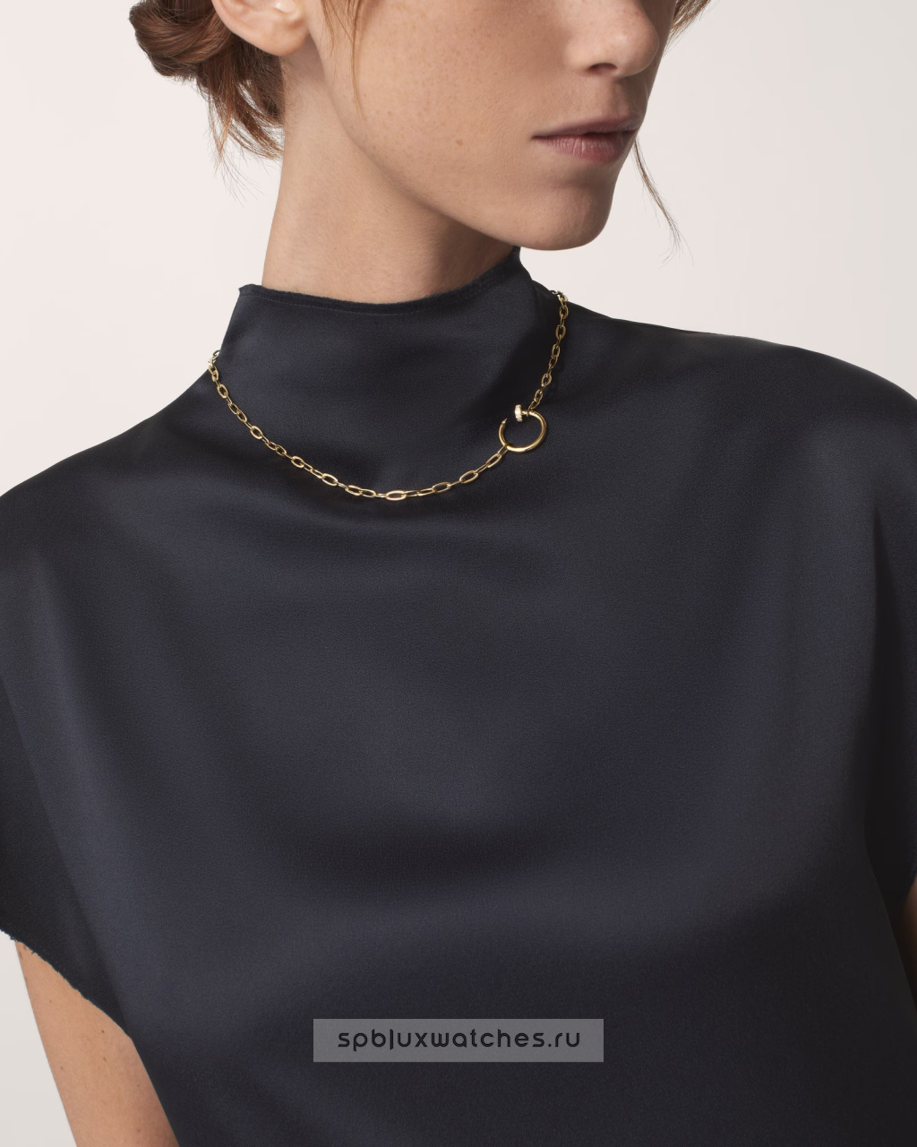Колье Cartier Juste un Clou Diamonds Necklace B7224904