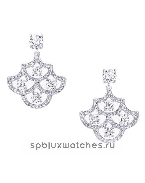 Серьги Graff Icon Silhouette Diamond Earrings RGE875