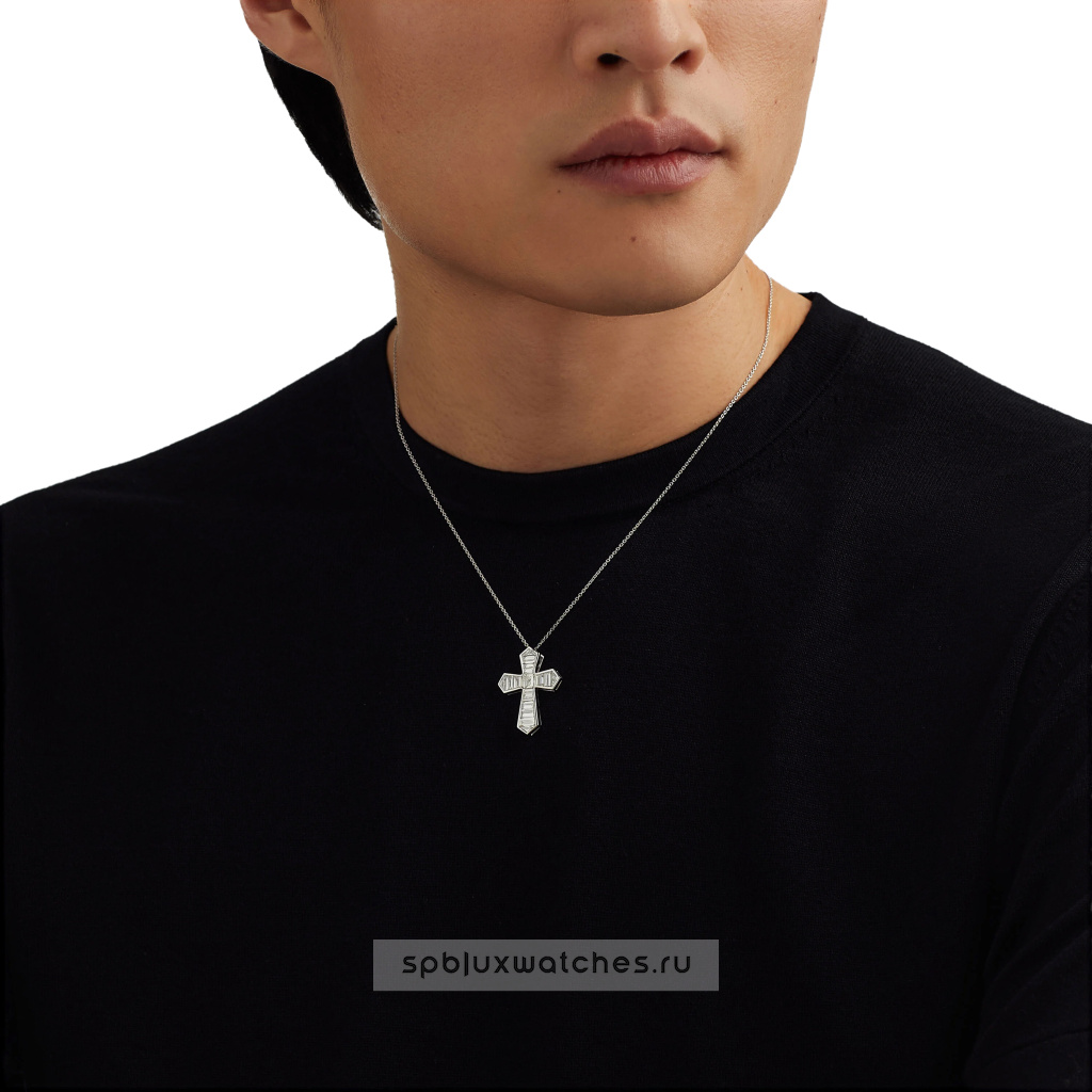 Крест Graff Classic Graff Baguette Cut Diamond Cross Pendant RGP002