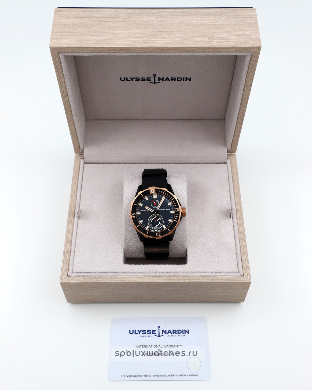 Ulysse Nardin Marine Diver Chronometer 44 mm 1185-170-3/BLACK