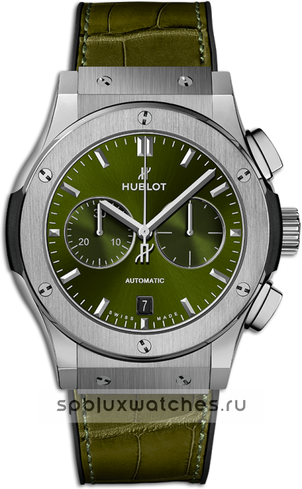 Hublot Classic Fusion Chronograph Titanium Green 42 mm 541.NX.8970.LR