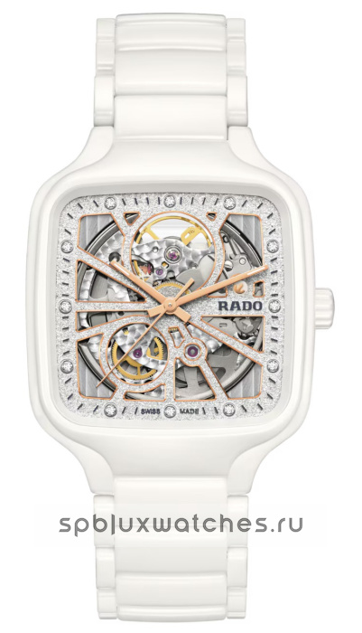 Rado True Square Automatic Open Heart Sparkling 38 mm R27073722