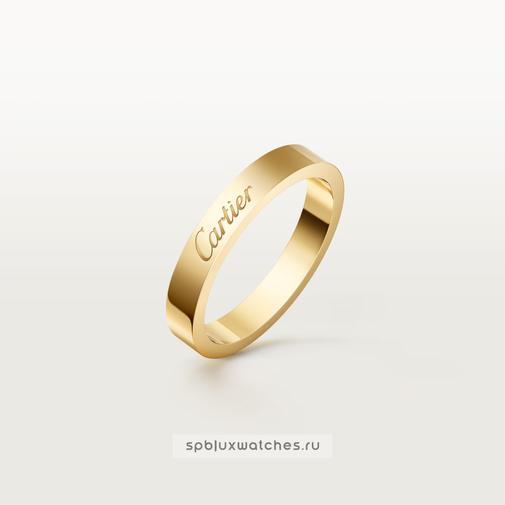 Кольцо Cartier C de Cartier Wedding Band, 3 mm Width B4243200