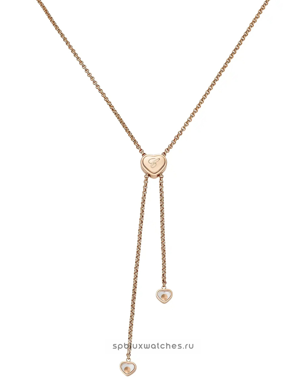 Колье Chopard My Happy Hearts Tie Necklace 81A148-5301