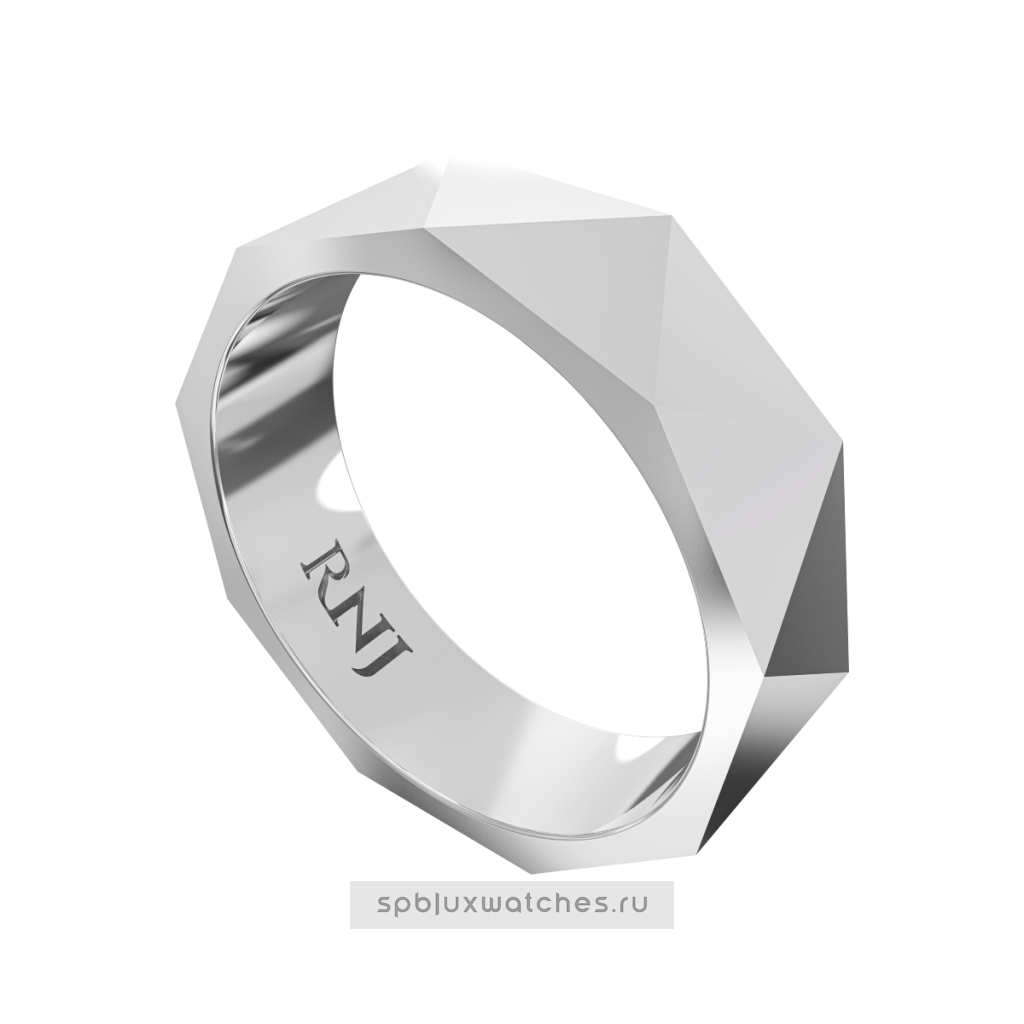 Обручальное кольцо "Призма" Roman Nikonov RBJWB102W/G1M