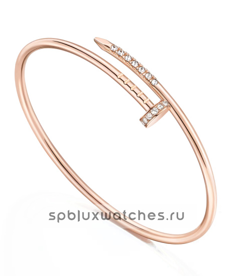 Браслет Cartier Juste Un Clou Bracelet Small Model Reverse-Set Diamonds B6091317