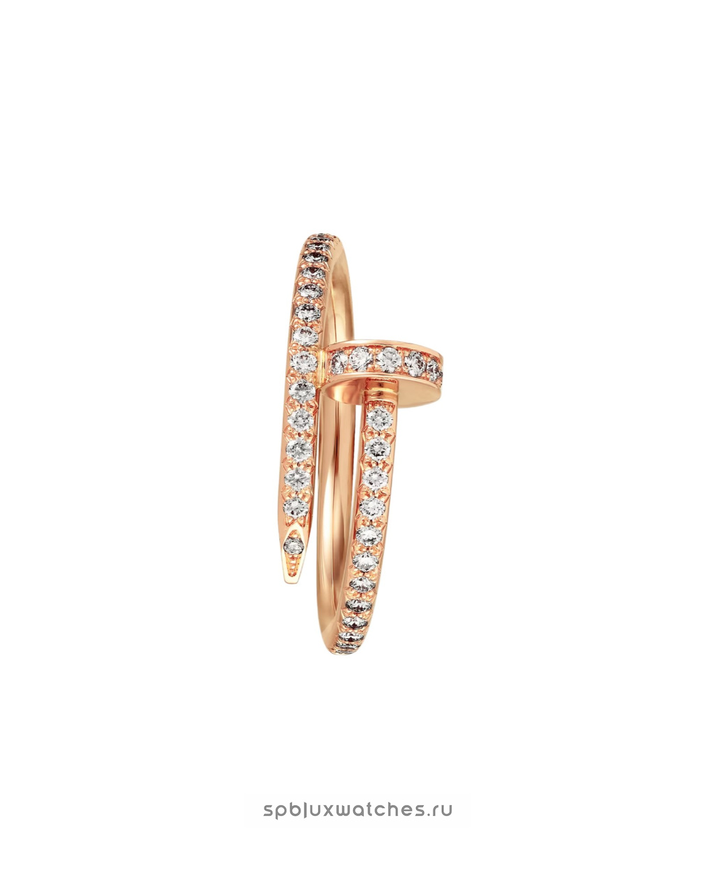 Кольцо Cartier Juste un Clou Half-Paved Ring Small Model B4231400