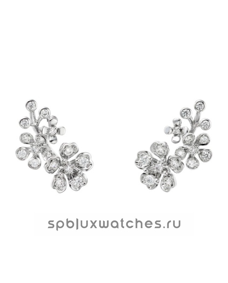 Серьги Mikimoto Bloom Pierced Earrings GE-367PU