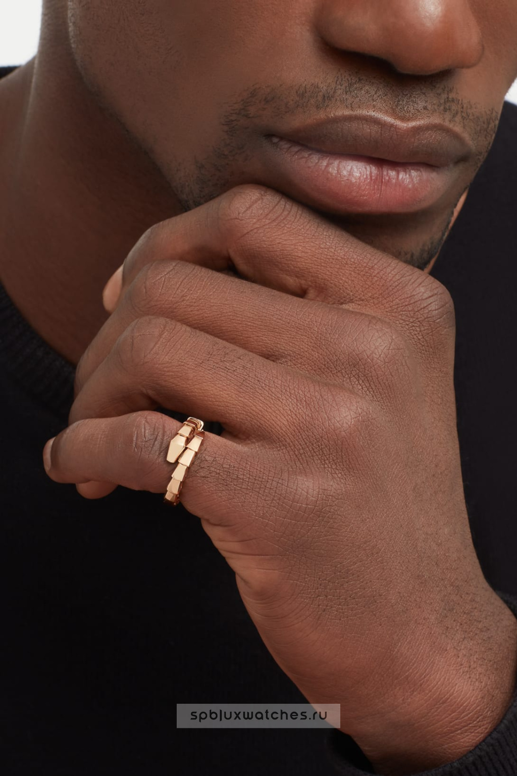 Кольцо Bvlgari Serpenti Viper One-Coil Ring 358640